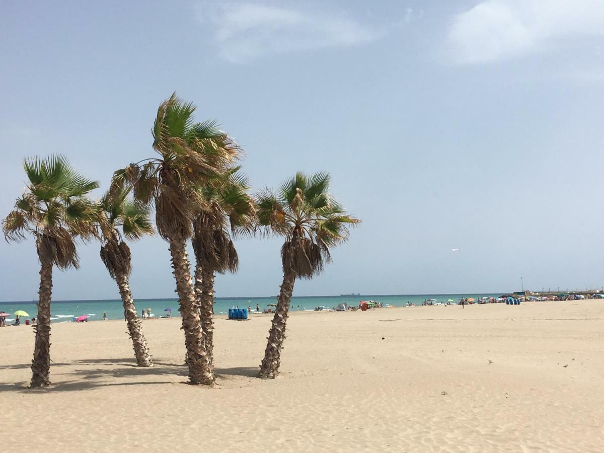Fantastico Bajo Con Jardin En Playa De Canet Canet d'En Berenguer Esterno foto